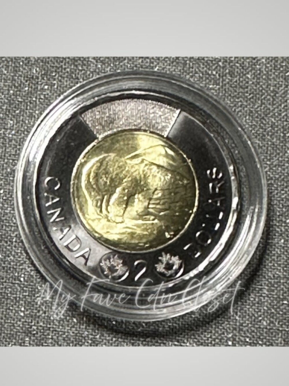 2022 Toonie Black ring for Queen Elizabeth.  NEW